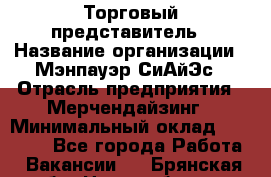 Торговый представитель › Название организации ­ Мэнпауэр СиАйЭс › Отрасль предприятия ­ Мерчендайзинг › Минимальный оклад ­ 41 100 - Все города Работа » Вакансии   . Брянская обл.,Новозыбков г.